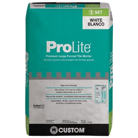 Custom Building Products Custom Building Products ProLite White Premium Mortar 30 lb PLMW30